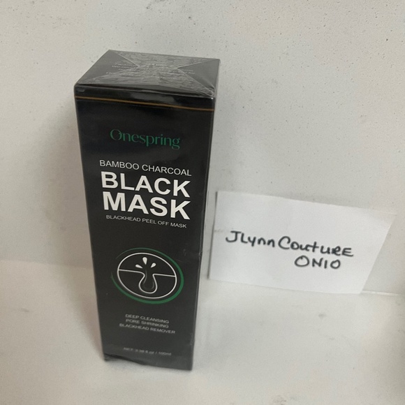 New Black Mask bamboo charcoal peel Mask, pore shrink, blackhead remover - Picture 1 of 3